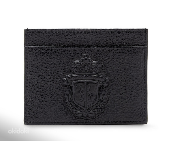 Billionaire Leather Credit Cards Holder Crest