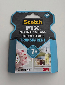Scotch-Fix Transparent Mounting Tape (1 foto / 2)