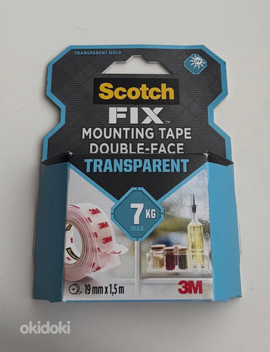 Scotch-Fix Transparent Mounting Tape