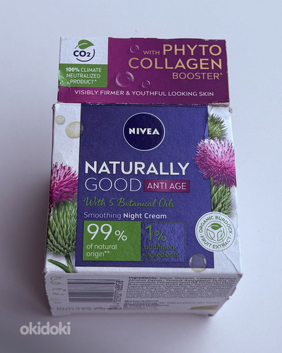 NIVEA Naturally Good Anti Age Night Cream / Day Cream, 50ml