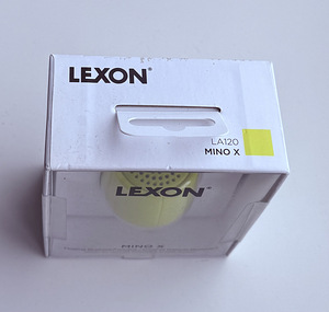 Lexon Mino X Floating Bluetooth speaker Yellow / Black (5 фото из 10)