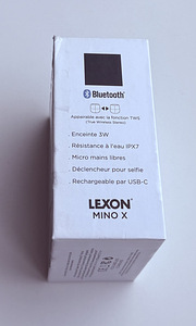 Lexon Mino X Floating Bluetooth speaker Yellow / Black (8 фото из 10)