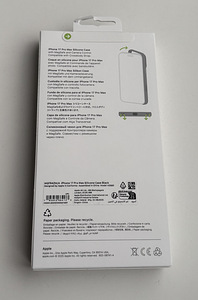 Apple iPhone 17 Pro Max Silicone Case with Magsafe , Black (2 foto / 2)