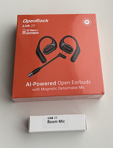 OpenRock Link 20 Open-Ear Headset with Magnetic Mic , Black (5 foto / 10)