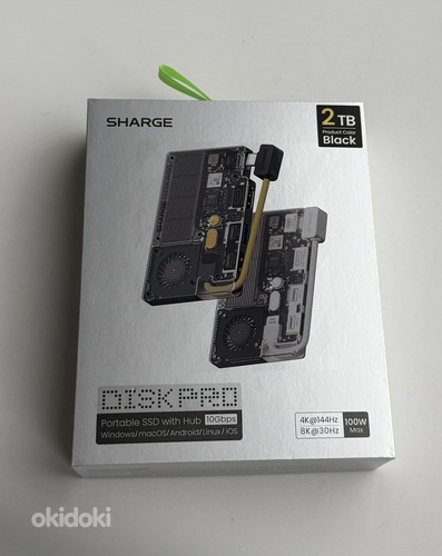 Sharge Disk Pro 2TB , Black/Yellow
