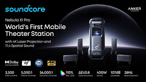 Soundcore Nebula X1 Pro 4K Projector Mobile Theater Station (1 foto / 2)