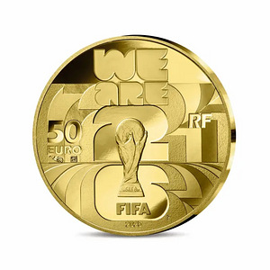 FIFA World Cup 2026 50€ Gold coin - Proof quality (2 foto / 7)