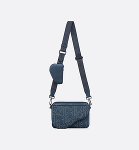 Dior Saddle Triple Pouch , Navy Blue (5 foto / 6)