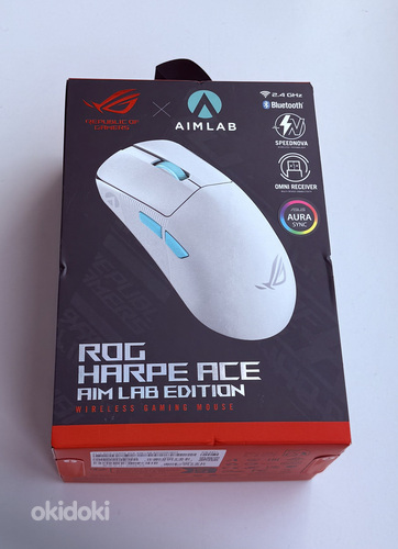 Asus ROG Harpe Ace Aim Lab Edition Wireless , White / Black
