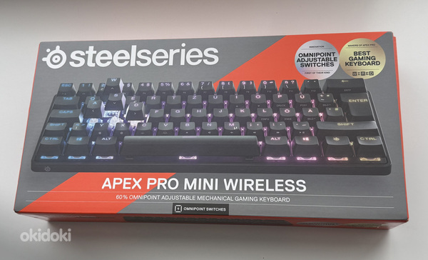 SteelSeries Apex Pro Mini Wireless , SWE , Black