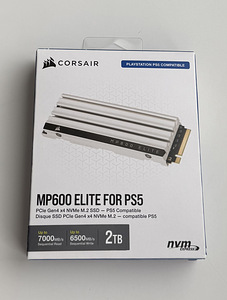 Corsair MP600 Elite SSD PS5, 2 TB, M.2, PCIe 4x4 (1 foto / 3)
