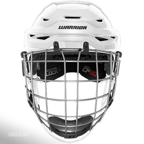 Warrior Covert CF 80 Combo Helmet Senior , White