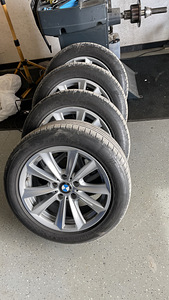 M: BMW Style 236 17'+ Dunlop Rehvid +rehvirõhu andurid (1 foto / 4)