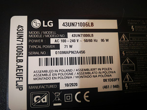 LG 43 smart tv (5 foto / 6)