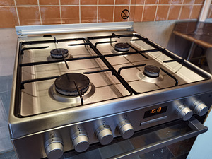 Gaasipliit elektriahjuga Electrolux EKK6450AOX (3 foto / 4)
