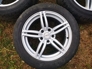 Диски bmw 5x120 r17 + резина 225/50 (2 фото из 9)