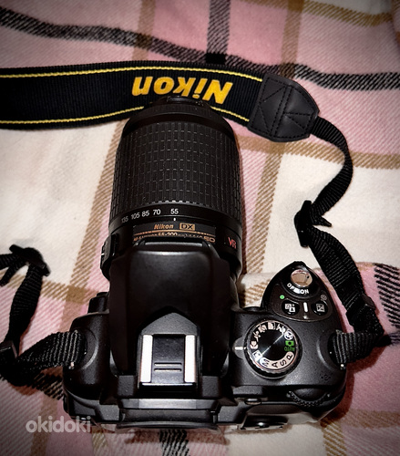 Nikon D60 peegelkaamera + 55-200mm VR objektiiv. (foto #4)