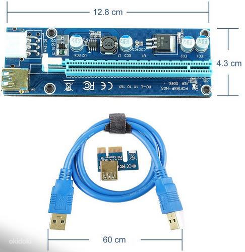 PCI-E Riser VER 006C 6-pin (foto #3)
