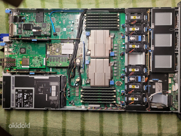 Сервер 3 стойки 1U Dell Poweredge R610 96 ГБ 2x Xeon E5645 (фото #1)