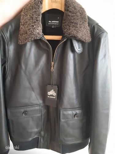 Новая черная кожаная куртка (фото #3)