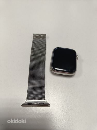 Apple watch 7 45 мм из нержавеющей стали (фото #3)