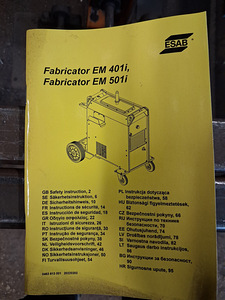 ESAB Fabricator EM 501i (9 foto / 10)