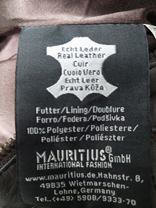 Nahktagi kvaliteet XS-S uus (2 foto / 10)