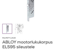Müüa uued mootorlukud Abloy EL595