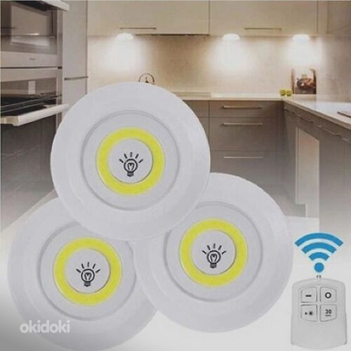 Led valgustid puldiga 3 lampi+pult