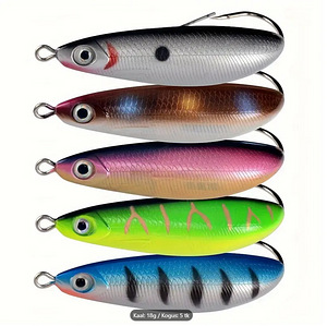 Rohuvaba lant 5tk 6cm 7,2gr, rohuvaba lant 5tk 8cm 18gr