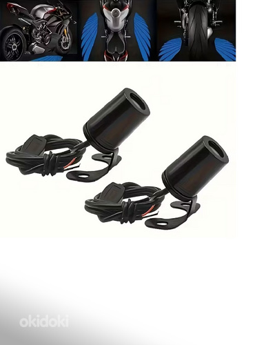 Mootorratta LED-tulede komplekt (sinine)