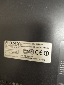 3D teler Sony KDL-46NX720 (3 foto / 4)