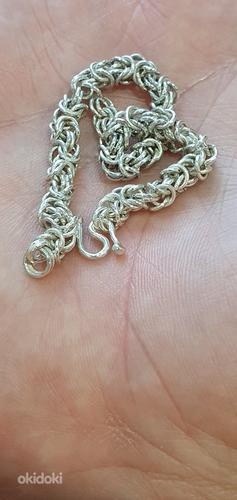 Серебряная 925 женская цепочка, браслет (фото #1)