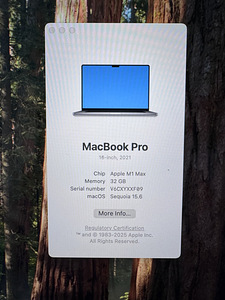 Apple MacBook Pro 16" (2021) M1 Max 32GB / 1TB (3 foto / 8)
