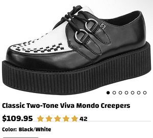 Creepers TUK 42 size (2 foto / 2)