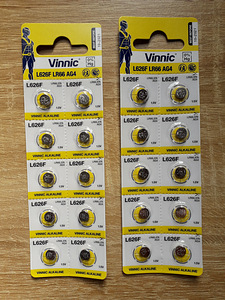 Kellapatareid L626F LR66 AG4 komplekt (2 foto / 3)