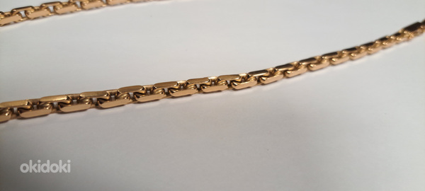 Золотая цепочка полированный якорь ручной работы 80гр (фото #2)
