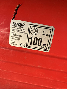 Газонокосилка-трактор MTD 96, 2018 года (5 фото из 6)