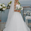Свадебное платье с корсетом, Anna Bella + нижняя юбка с 3 кольцами (фото #3)