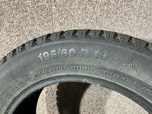 Naastrehvid Continental Contilce Contact 195/60 R16 (1 foto / 2)