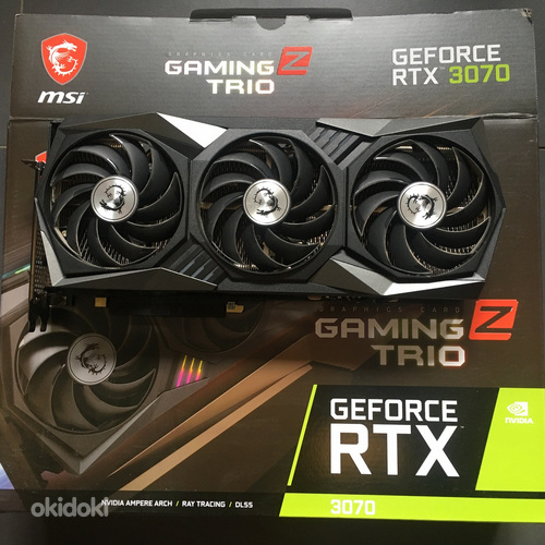 M: MSI GeForce RTX 3070 GAMING Z TRIO (фото #1)