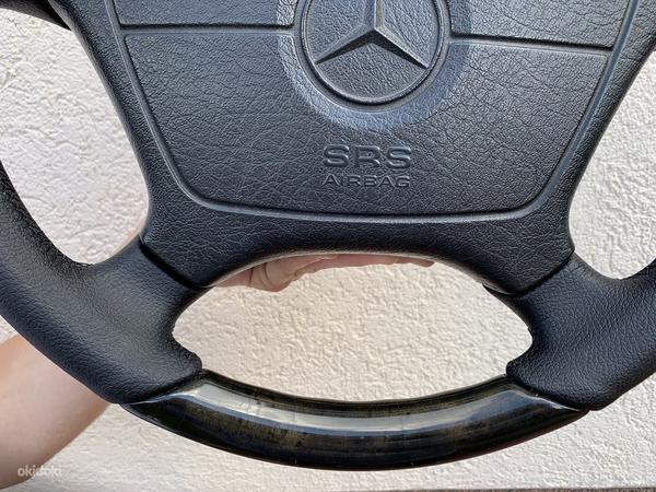 MB Mercedes деревянный руль w210 w140 w124 w210 (фото #5)