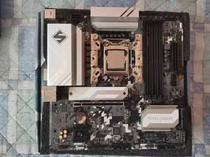 B560m steel legend + I5 10400f + 16gb ddr4 3600 + CPU кулер (6 фото из 10)