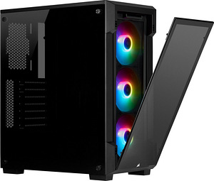ICUE 220T RGB Tempered Glass Mid-Tower Smart Case — Black (1 foto / 1)