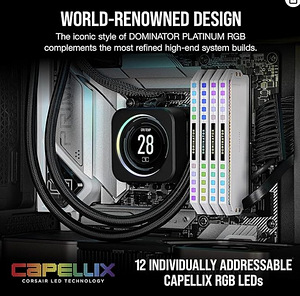 Corsair Dominator DDR5 32GB 6200mhz RAM оперативная память (3 foto / 4)