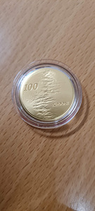 100 kroonine kuldmünt Eesti inimene (3 foto / 3)
