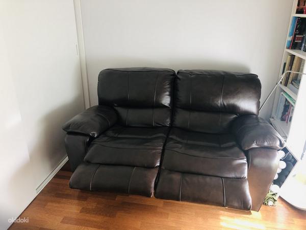 Продам кожаный диван (как новый!) (фото #5)