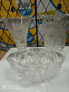 Хрустальные вазы разные