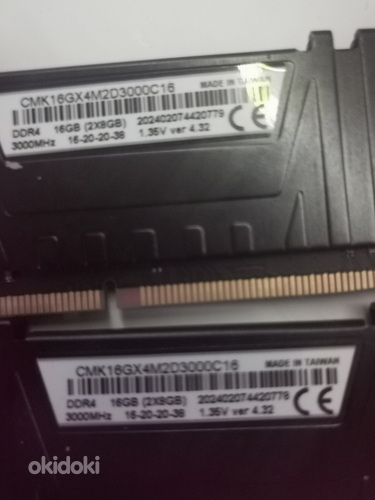 2x8 ГБ 3000mhz DDR4 памяти Corsair VENGEANCE LPX (фото #2)