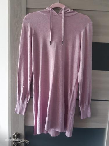 Новинка!Сиренево-фиолетовый вязаный свитер (фото #1)